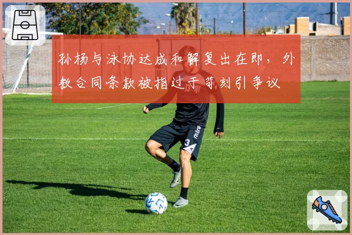 孙杨与泳协达成和解复出在即，外教合同条款被指过于苛刻引争议