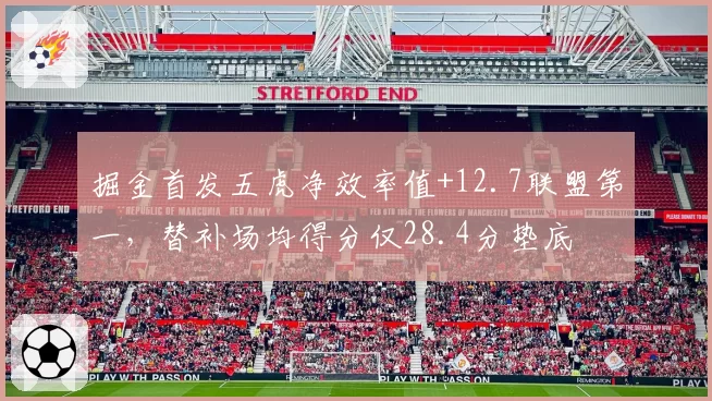 掘金首发五虎净效率值+12.7联盟第一，替补场均得分仅28.4分垫底