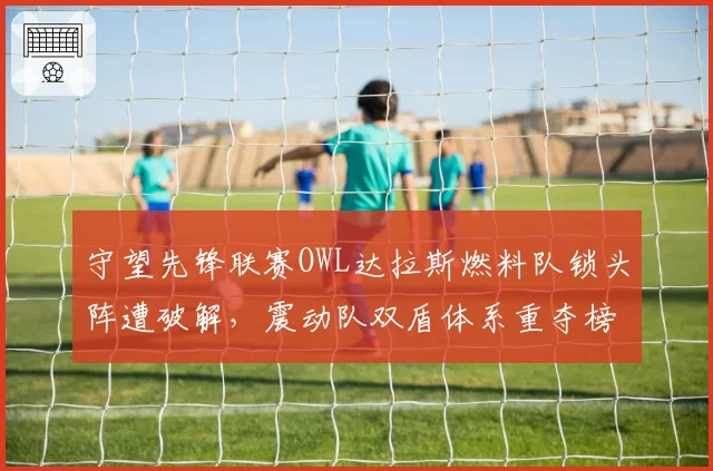 守望先锋联赛OWL达拉斯燃料队锁头阵遭破解，震动队双盾体系重夺榜首
